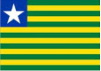 Bandeira estado Piauí