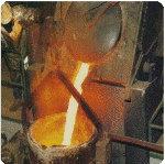 Processo siderúrgico metal