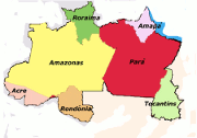 Mapa região norte